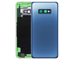 Hátlap Samsung Galaxy S10e (SM-G970) ragasztóval akkufedél (kamera plexi) kék